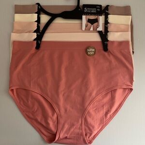 Attributes Super Soft 4-way Stretch 5 piece Multicolor Full Coverage Briefs set